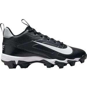NIKE Kids Alpha Menace Shark Football Cleats Size 10 C Little Kid Black/White
